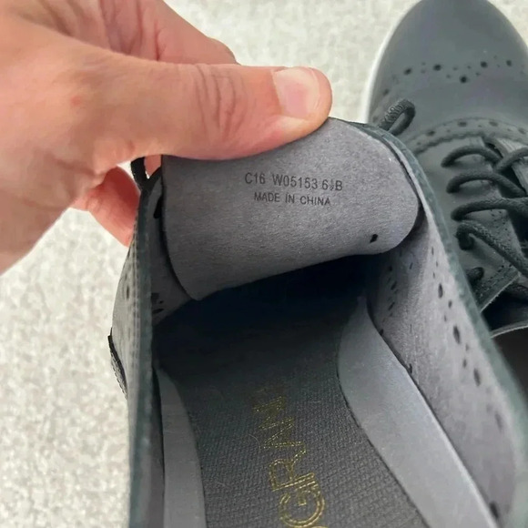 Cole Haan Black and White Sneakers with Perforated Design - Picture 9 of 9